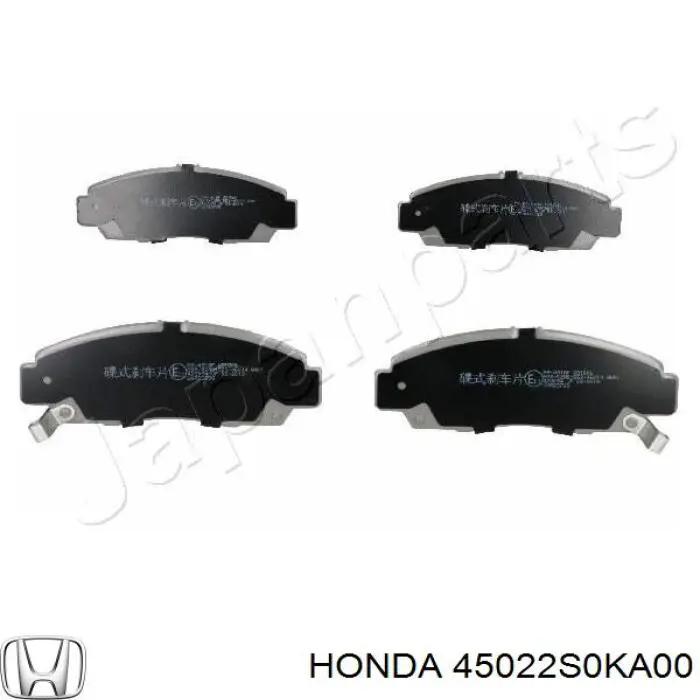 45022S0KA00 Honda колодки гальмівні передні, дискові