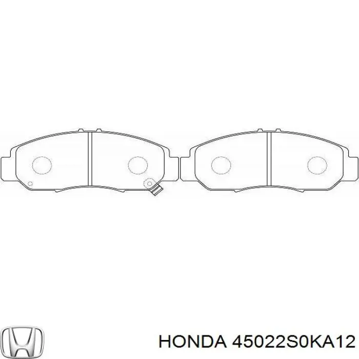 45022S0KA12 Honda Передні гальмівні колодки