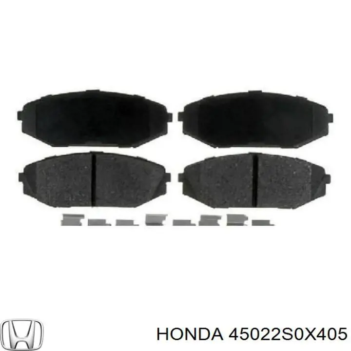45022S0X405 Honda Передні гальмівні колодки
