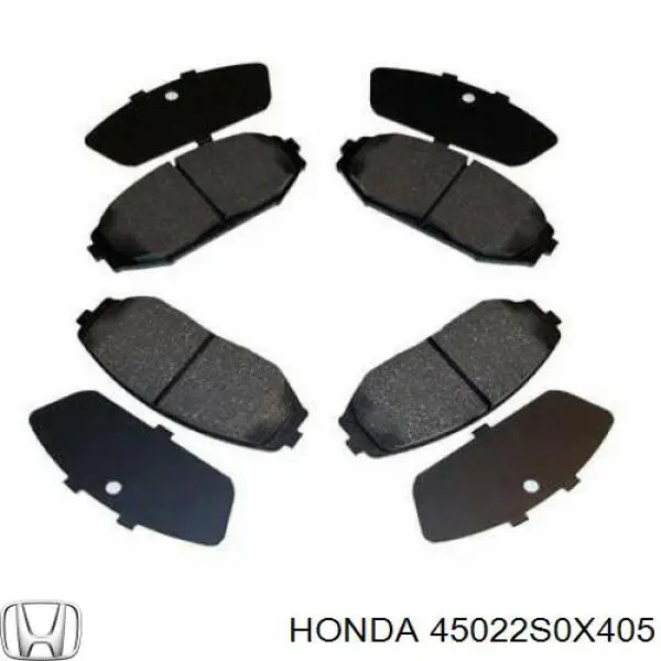 Передні тормозні колодки 45022S0X405 Honda