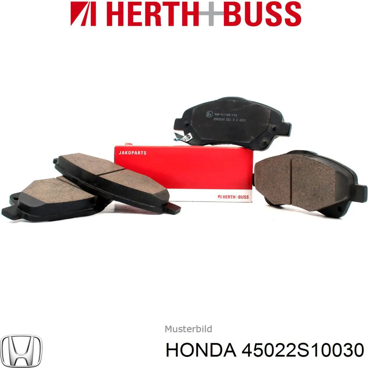 45022S10030 Honda колодки гальмівні передні, дискові