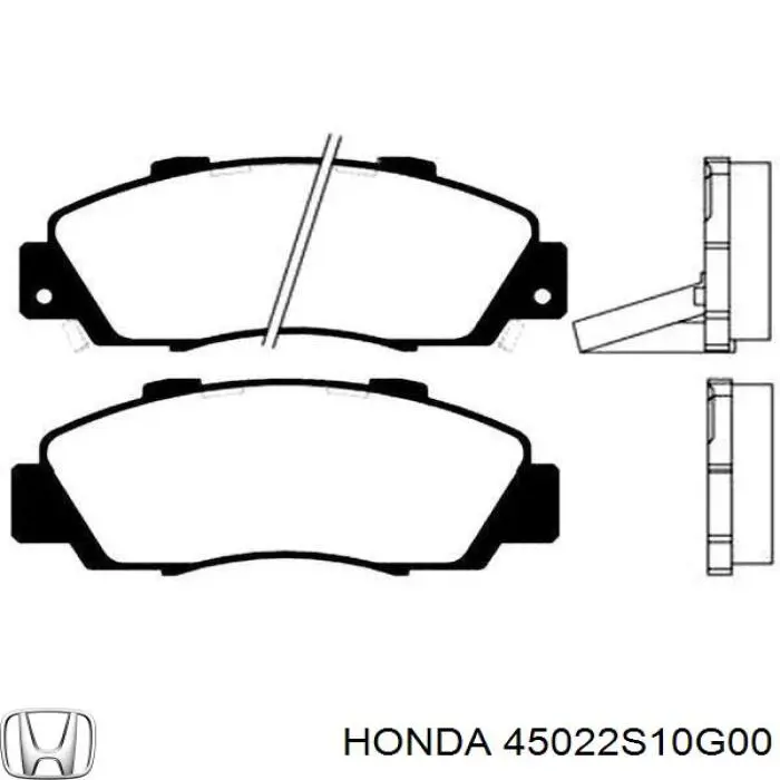 Гальмівні колодки Honda 45022S10G00 ціна, від 20.27 USD