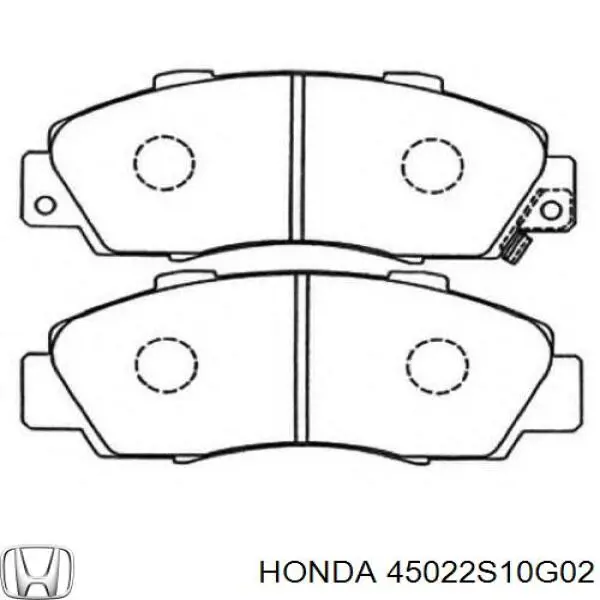 Гальмівні колодки Honda 45022S10G02 ціна, від 20.27 USD