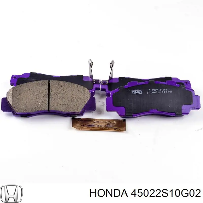 Передні тормозні колодки 45022S10G02 Honda