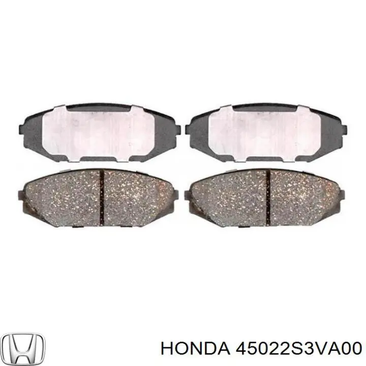 Передні тормозні колодки 45022S3VA00 Honda