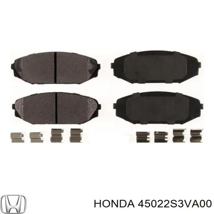 45022S3VA00 Honda Передні гальмівні колодки