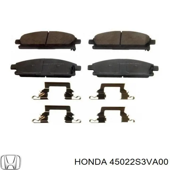 Гальмівні колодки Honda 45022S3VA00 ціна, від 50.83 USD
