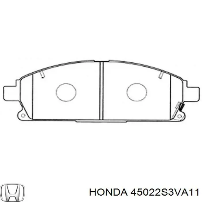 Купити 45022S3VA11 Honda Колодки гальмівні передні, дискові