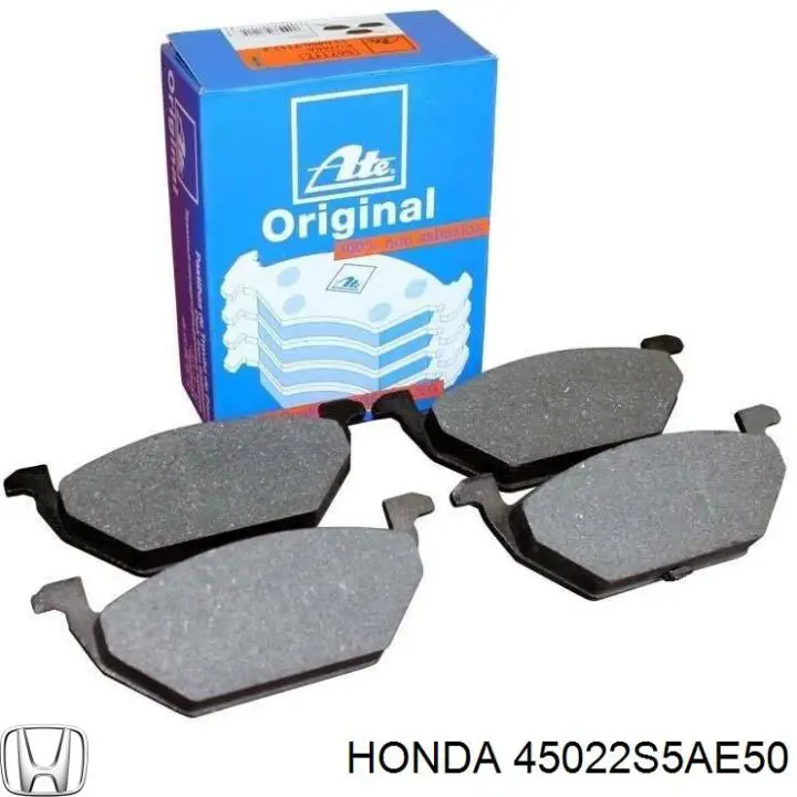 Передні тормозні колодки 45022S5AE50 Honda