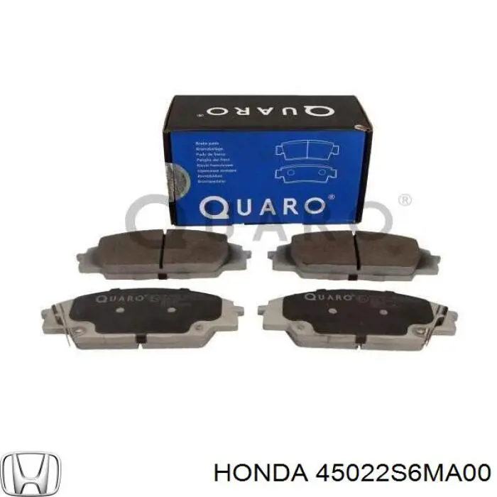 Гальмівні колодки Honda 45022S6MA00 ціна, від 22.82 USD