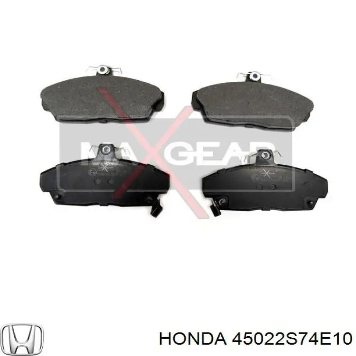 Купити 45022S74E10 Honda Колодки гальмівні передні, дискові