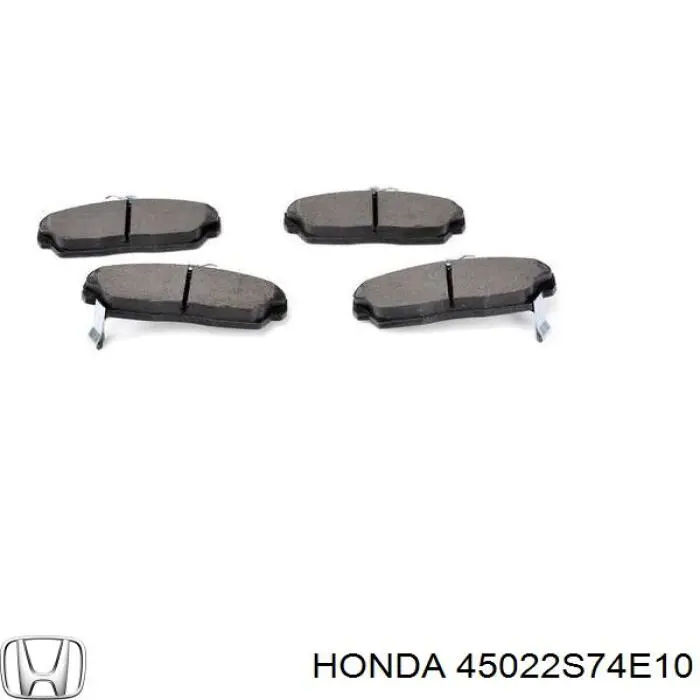 Гальмівні колодки Honda 45022S74E10 ціна, від 21.54 USD