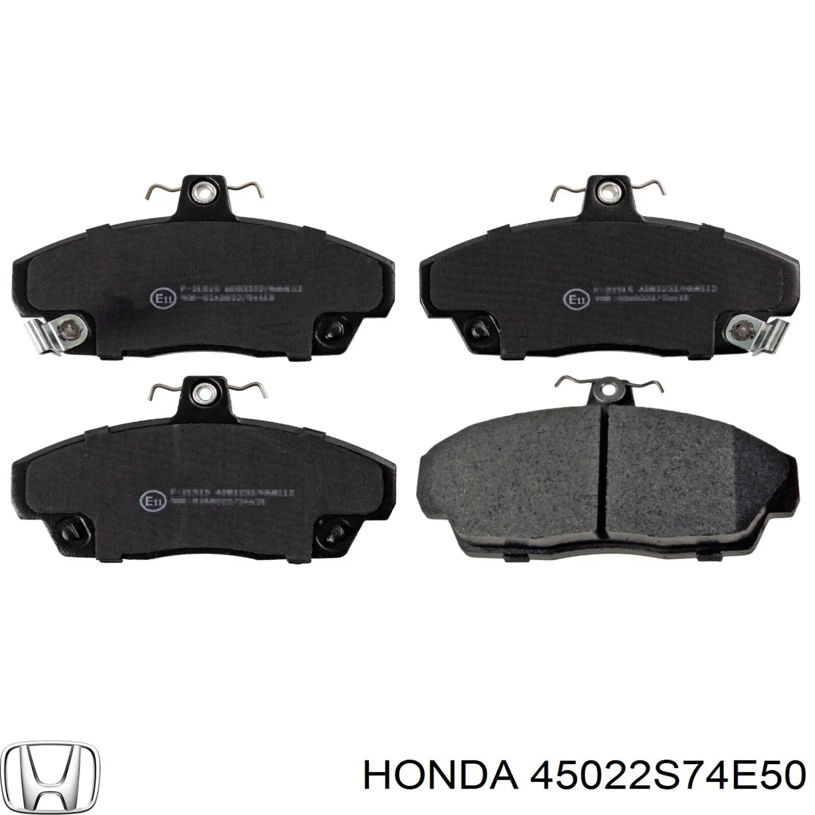 Гальмівні колодки Honda 45022S74E50 ціна, від 21.05 USD