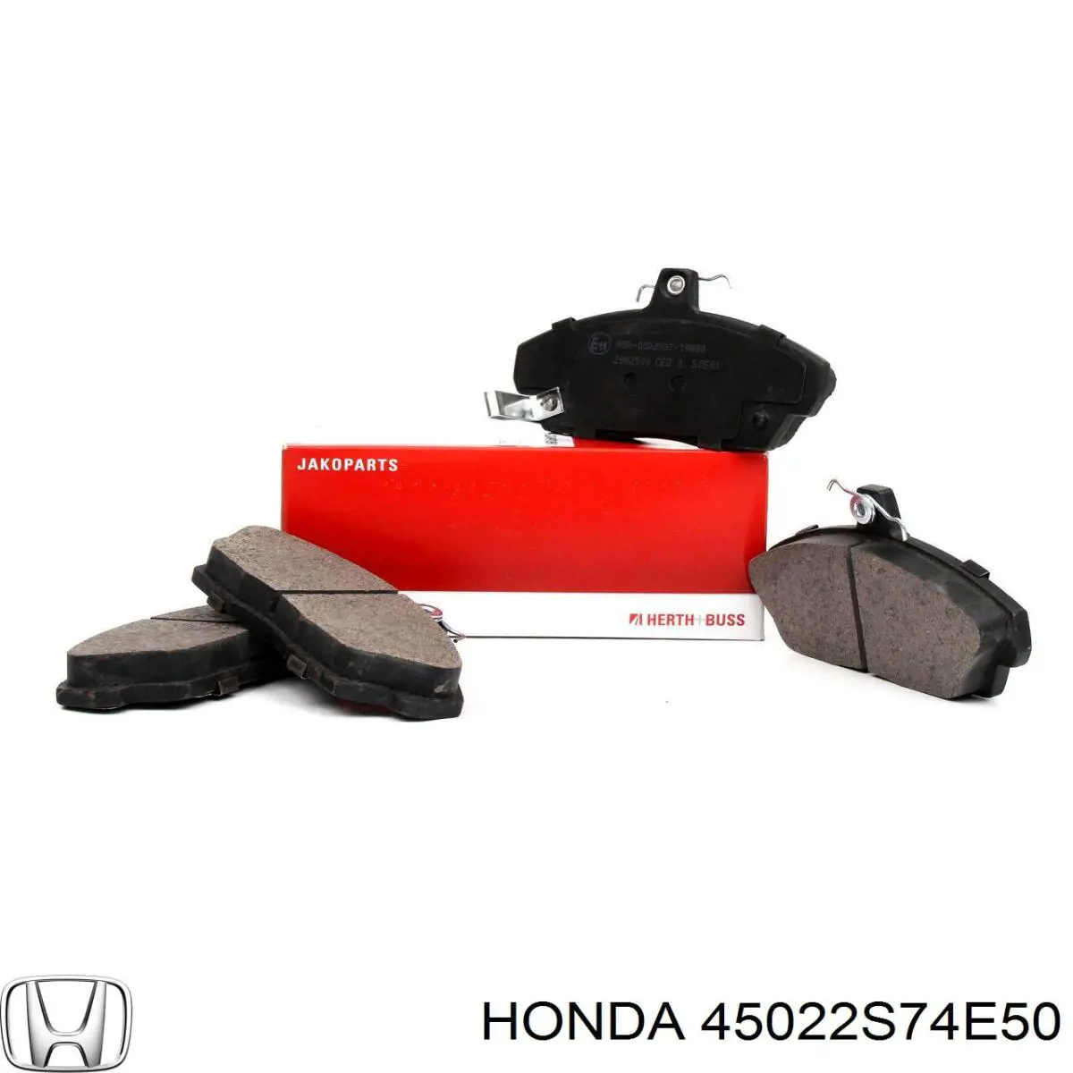 Купити 45022S74E50 Honda Колодки гальмівні передні, дискові
