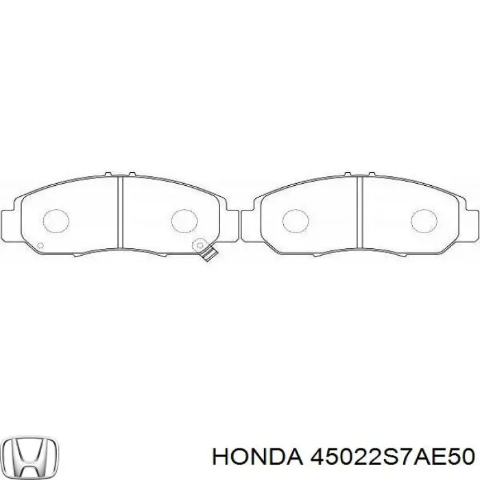 Гальмівні колодки Honda 45022S7AE50 ціна, від 24.49 USD