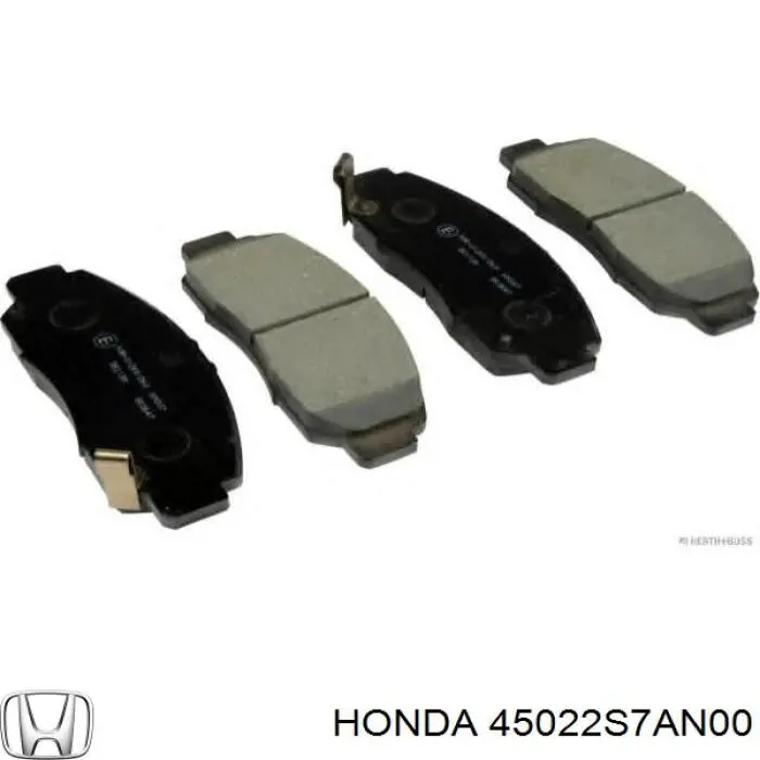 Купити 45022S7AN00 Honda Колодки гальмівні передні, дискові