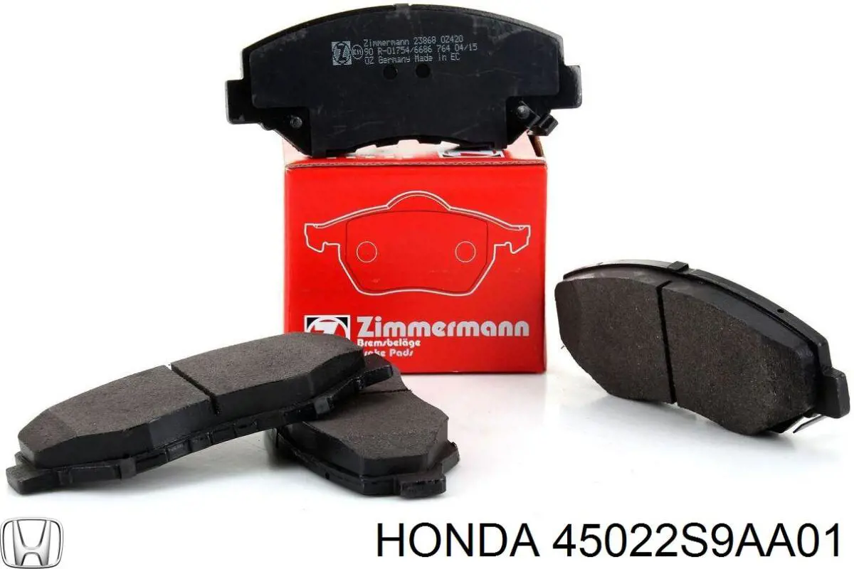 Купити 45022S9AA01 Honda Колодки гальмівні передні, дискові