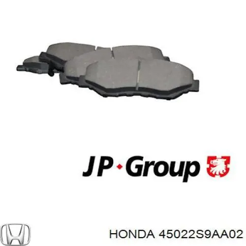 Гальмівні колодки Honda 45022S9AA02 ціна, від 26.13 USD