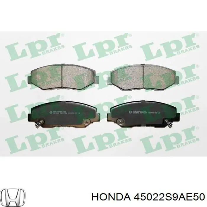 Тормозні колодки Honda 45022S9AE50