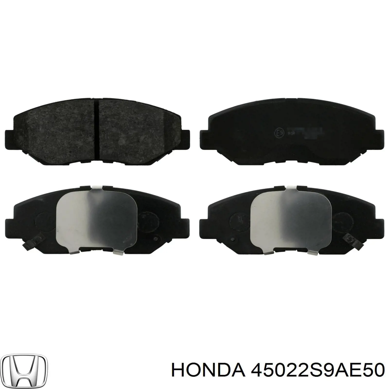 Купити 45022S9AE50 Honda Колодки гальмівні передні, дискові