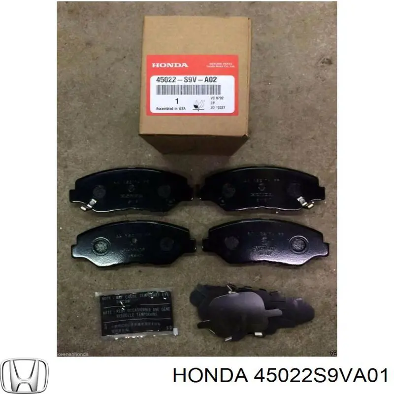 Тормозні колодки Honda 45022S9VA01
