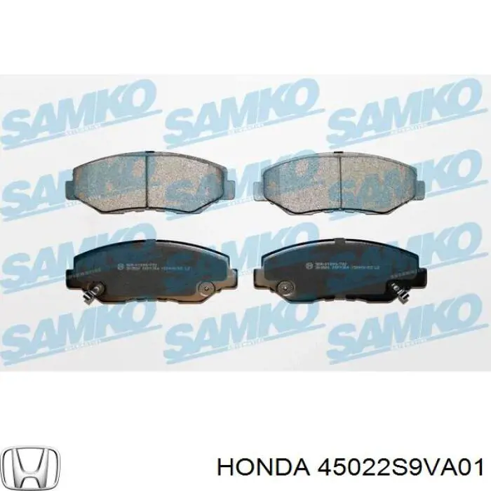 Купити 45022S9VA01 Honda Колодки гальмівні передні, дискові