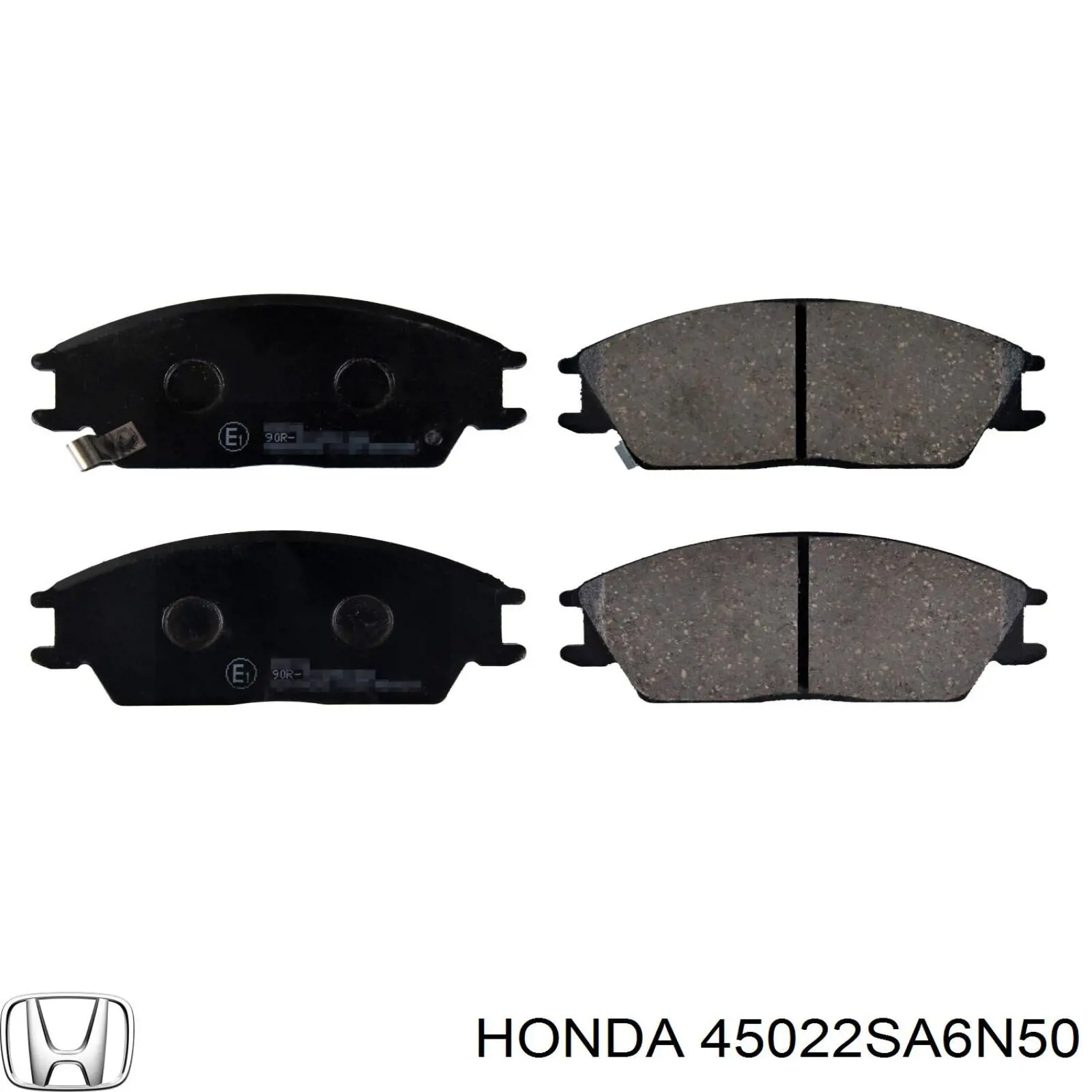 45022SA6N50 Honda колодки гальмівні передні, дискові