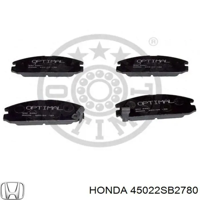 Тормозні колодки Honda 45022SB2780