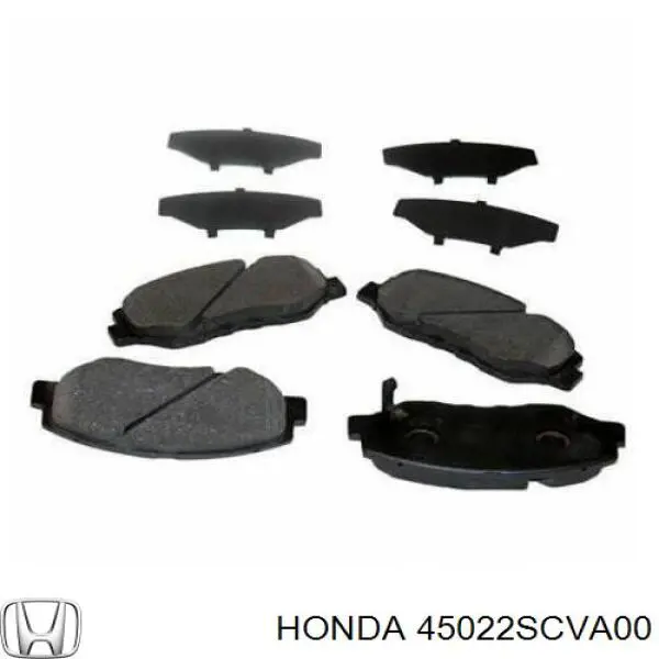 Купити 45022SCVA00 Honda Колодки гальмівні передні, дискові