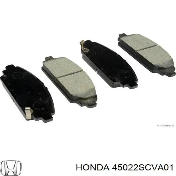 Купити 45022SCVA01 Honda Колодки гальмівні передні, дискові