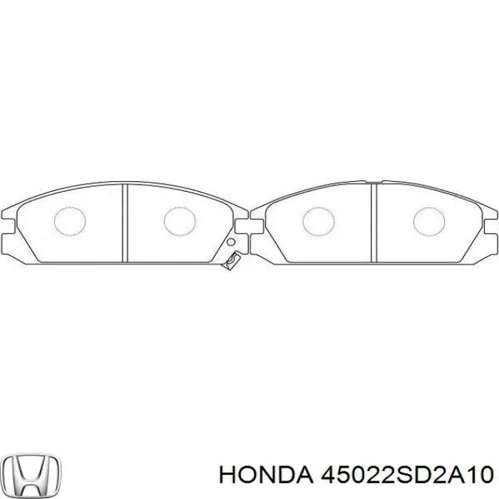 Тормозні колодки Honda 45022SD2A10