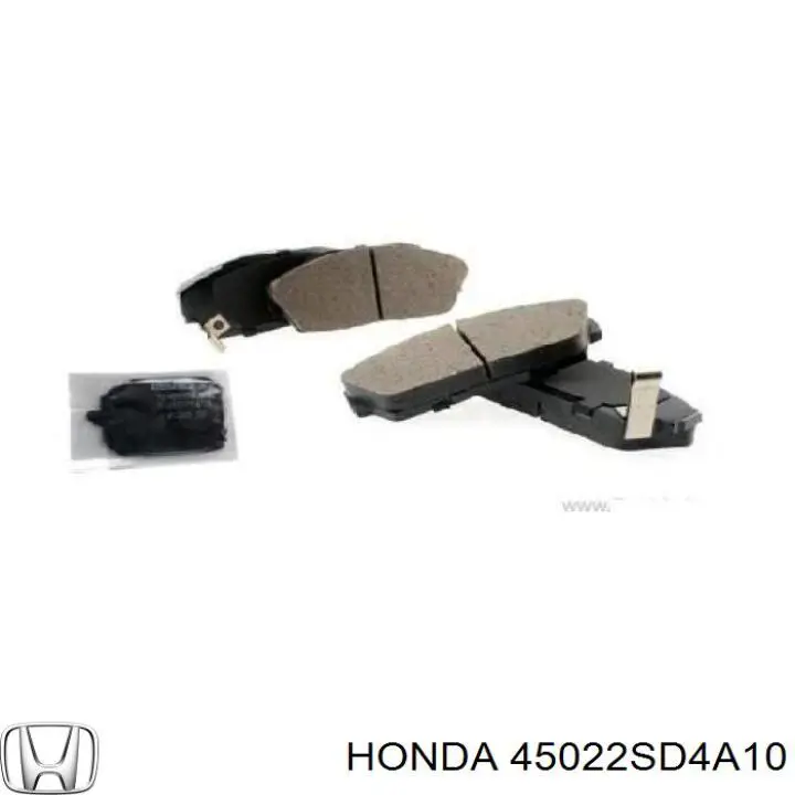 45022SD4A10 Honda колодки гальмівні передні, дискові