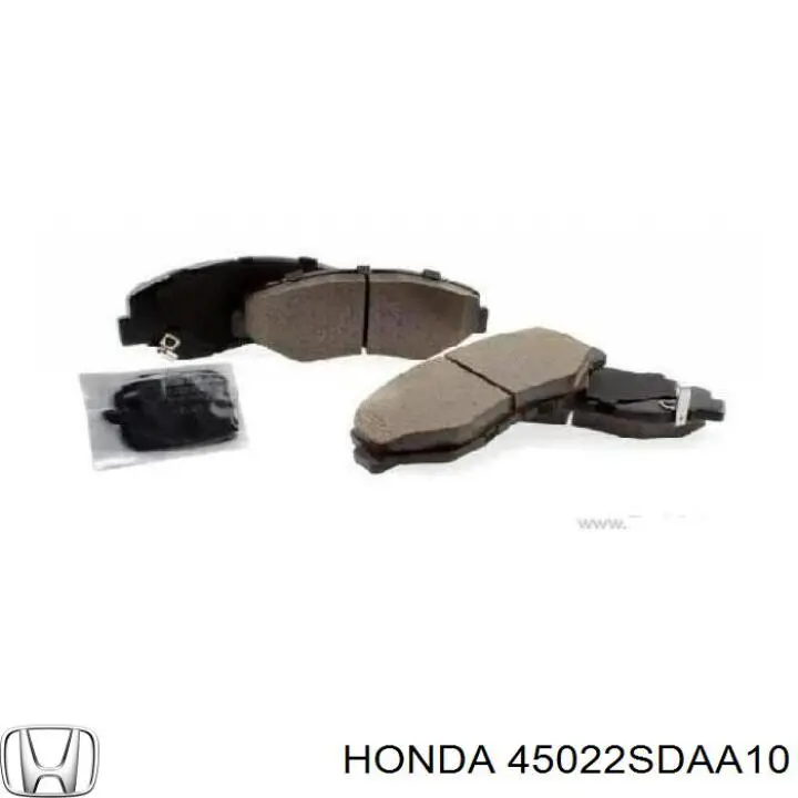 Купити 45022SDAA10 Honda Колодки гальмівні передні, дискові