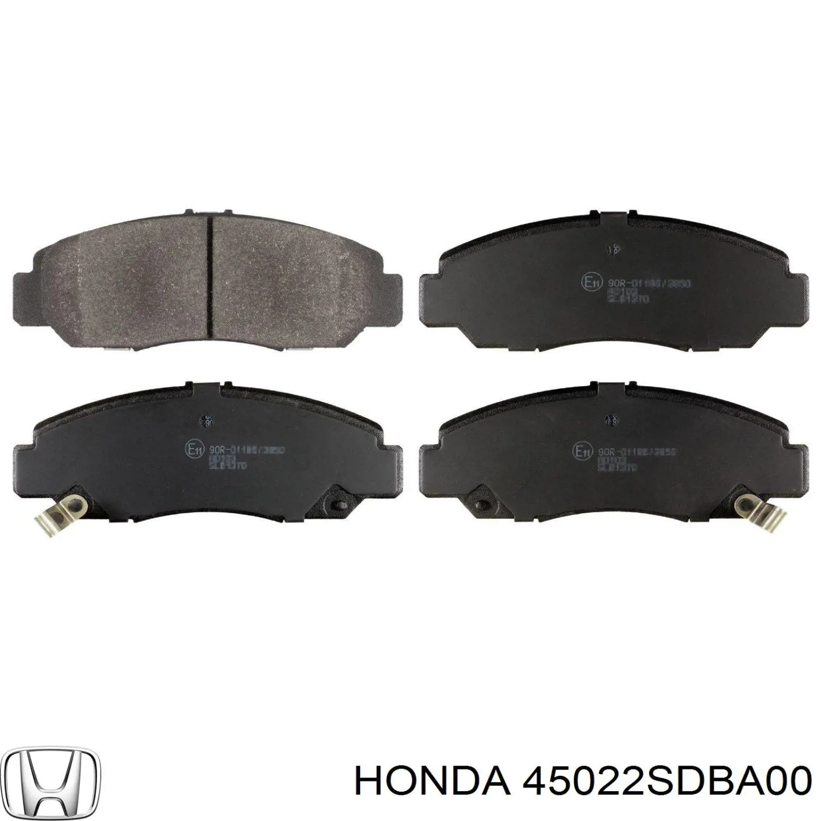 45022SDBA00 Honda колодки гальмівні передні, дискові