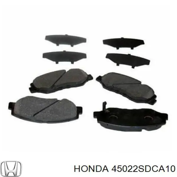 45022SDCA10 Honda колодки гальмівні передні, дискові