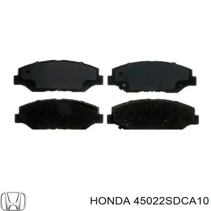 Передні тормозні колодки 45022SDCA10 Honda