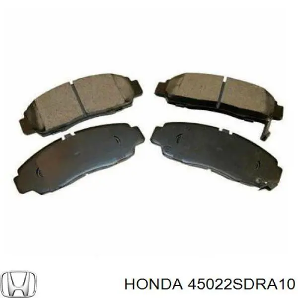 Передні тормозні колодки 45022SDRA10 Honda