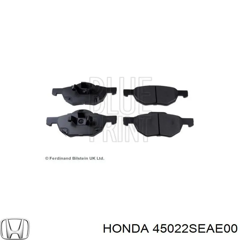 Купити 45022SEAE00 Honda Колодки гальмівні передні, дискові