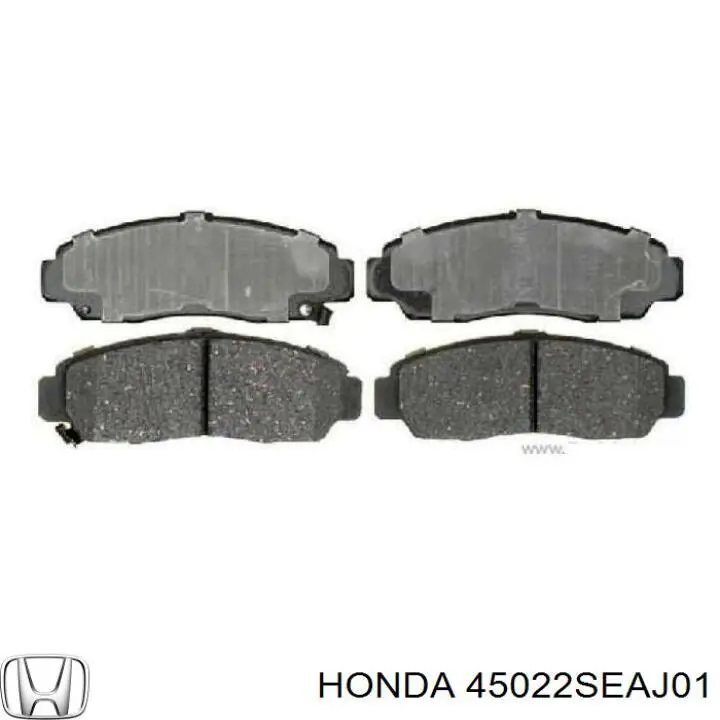 45022SEAJ01 Honda Передні гальмівні колодки