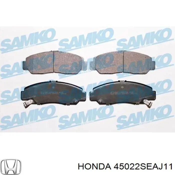 Тормозні колодки Honda 45022SEAJ11
