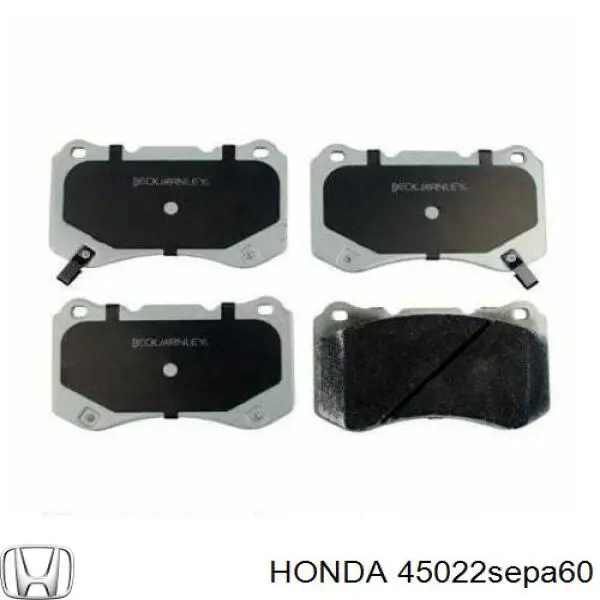 45022SEPA60 Honda Передні гальмівні колодки