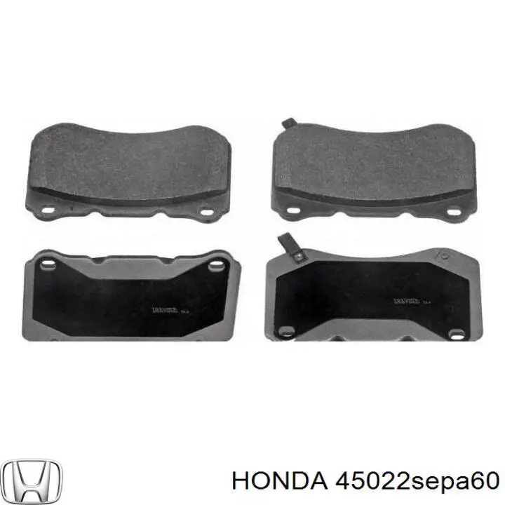 Гальмівні колодки Honda 45022SEPA60 ціна, від 177.77 USD