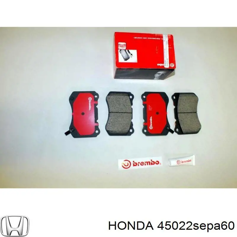 Купити 45022SEPA60 Honda Колодки гальмівні передні, дискові