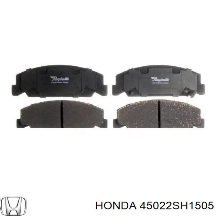 45022SH1505 Honda колодки гальмівні передні, дискові
