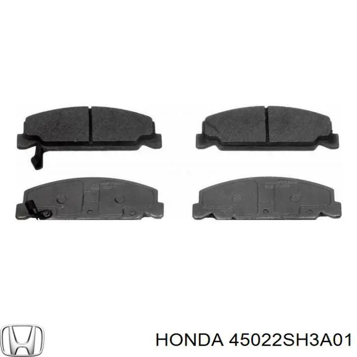 45022SH3A01 Honda колодки гальмівні передні, дискові