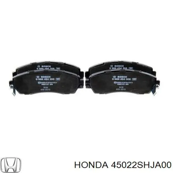 Тормозні колодки Honda 45022SHJA00