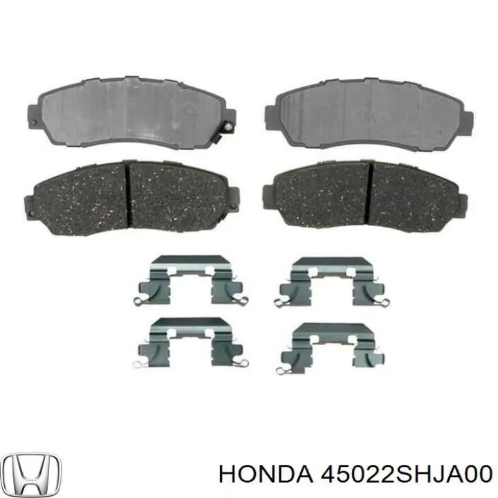 Передні тормозні колодки 45022SHJA00 Honda