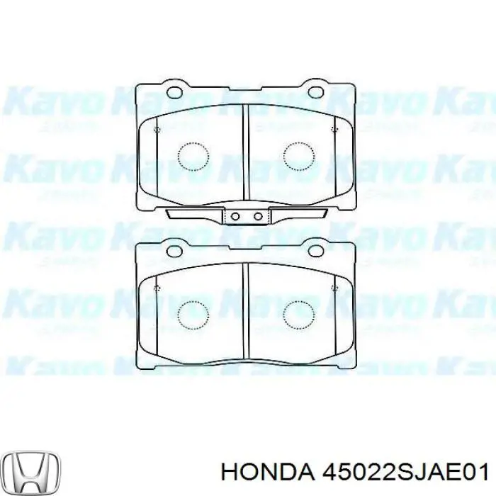 Купити 45022SJAE01 Honda Колодки гальмівні передні, дискові