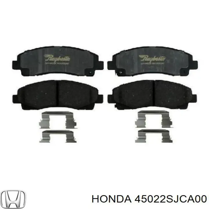 Передні тормозні колодки 45022SJCA00 Honda