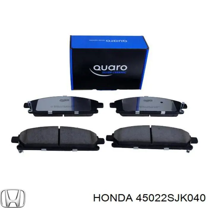 Гальмівні колодки Honda 45022SJK040 ціна, від 26.90 USD